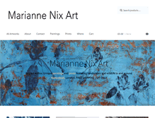 Tablet Screenshot of mariannenix.com